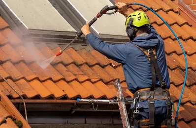 Démoussage et hydrofuge de toiture à Bouillé-Ménard